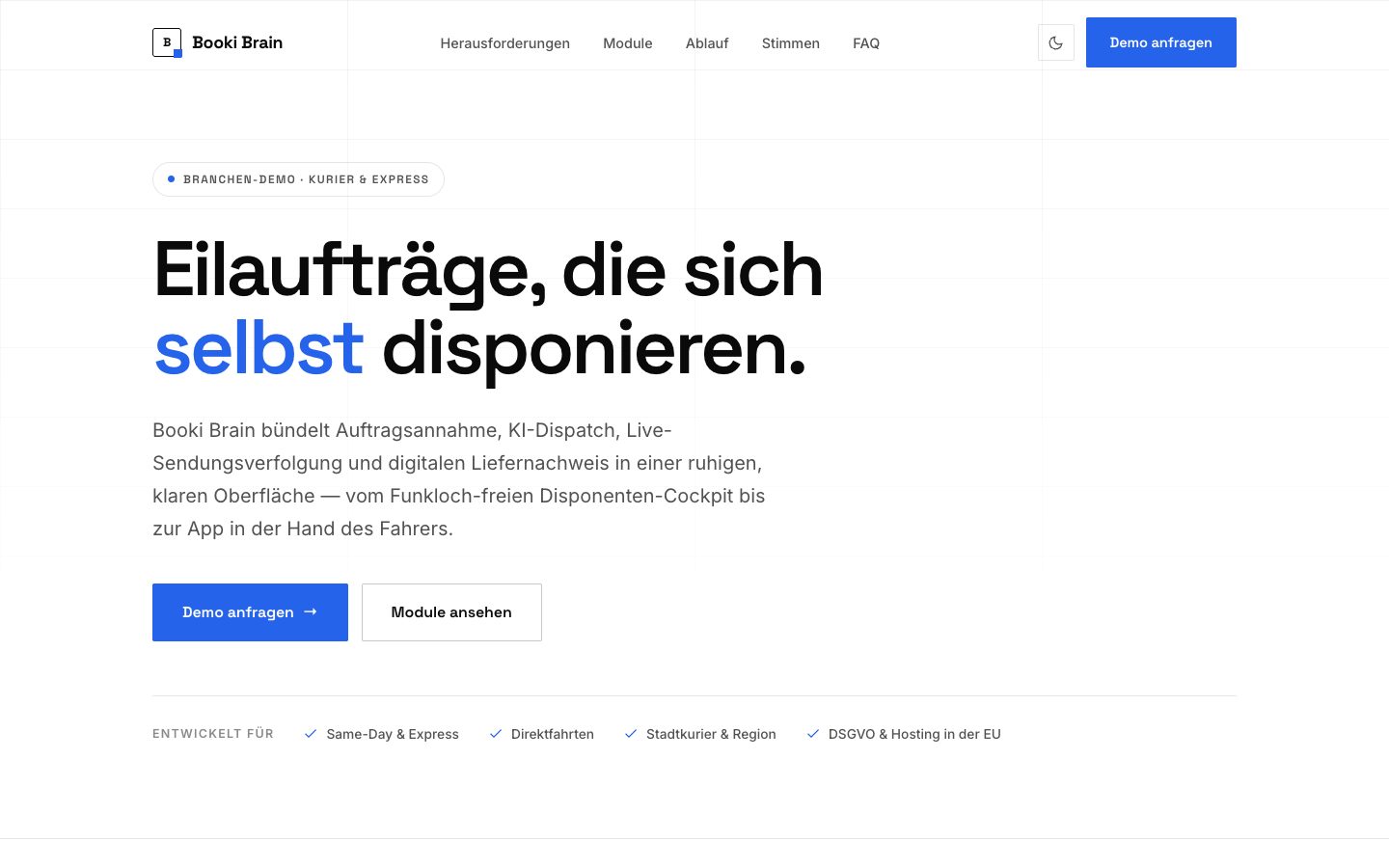 Kurier — Modern Minimal