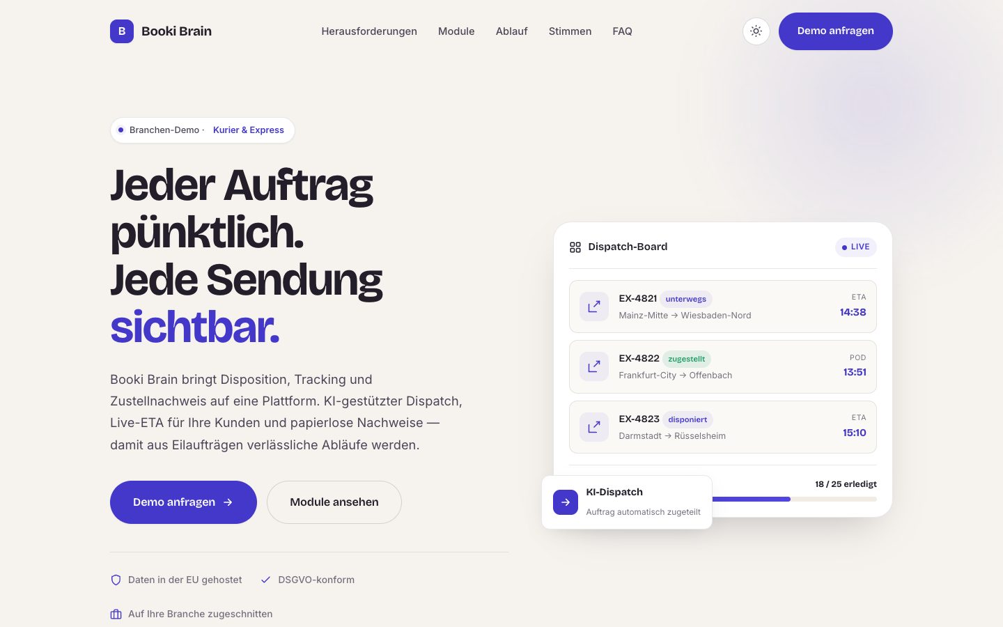 Kurier — Warm Professional