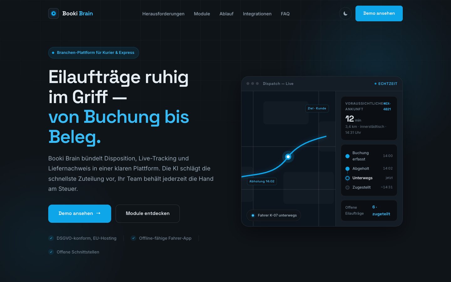 Kurier — Soft Dark Live