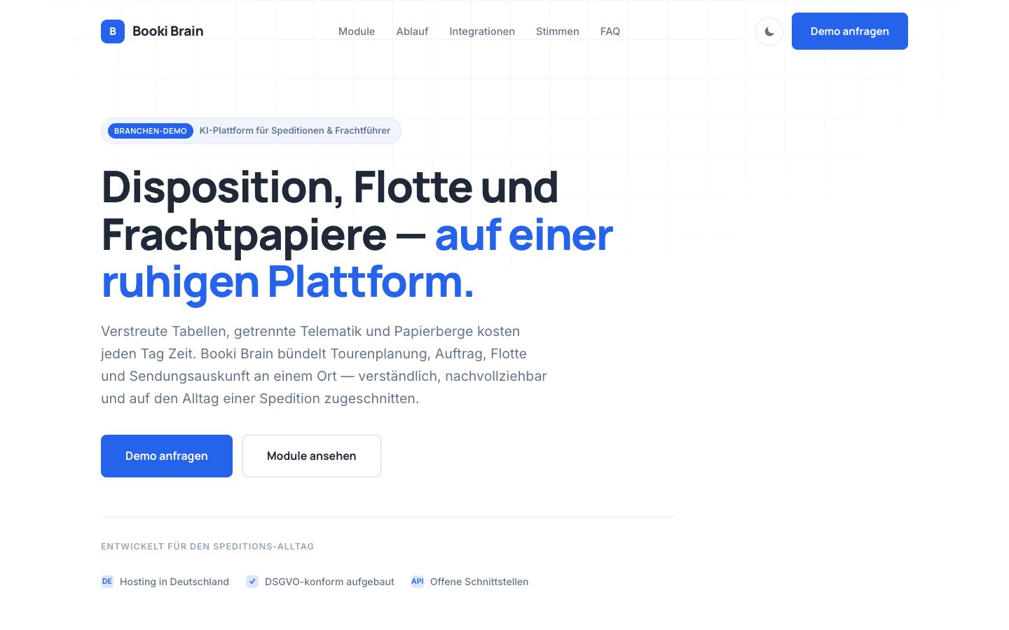 Spedition — Clean Corporate